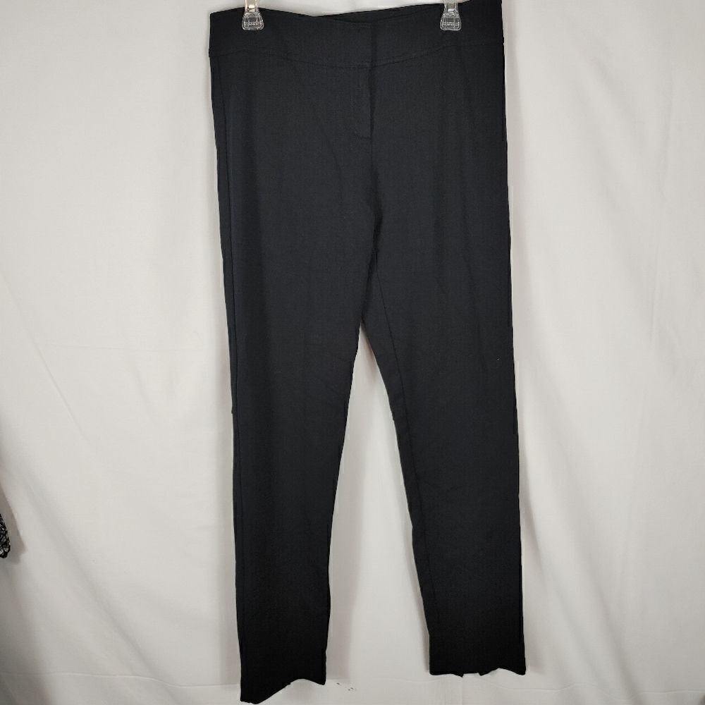 Cache Couture Black Solid Pants Skinny Ankle Zip W